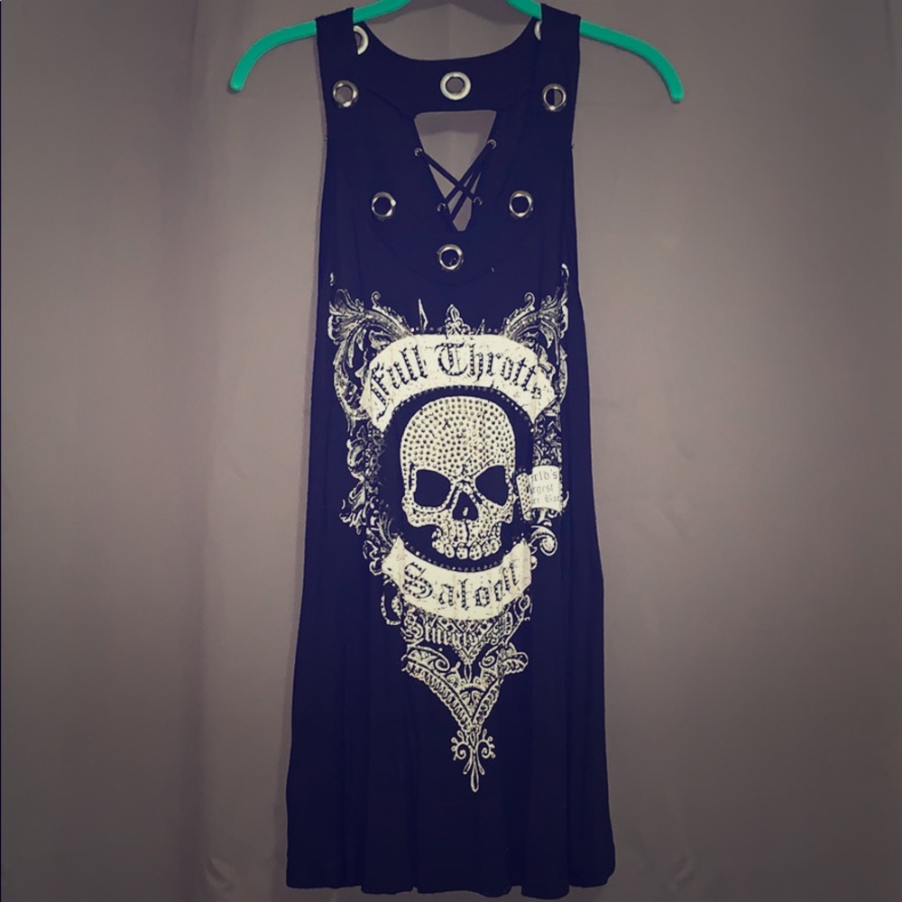 Full Throttle Saloon Dress/Long Tank Top